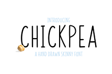 Chickpea | All Caps Skinny Font