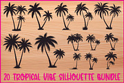 Summer Beach Palm Bundle, an Illustration by jahid234 (Thumbnail 1 of 21)