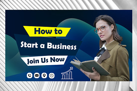 Business YouTube Thumbnails, a Social Media Template by MSR Tech