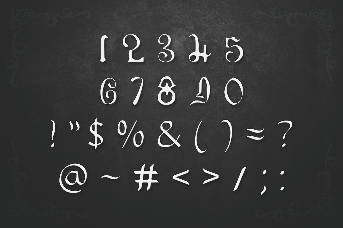 GRIFFIN, a Blackletter Typeface preview 4