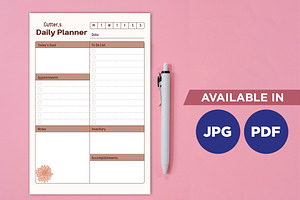 Planner For Cutters