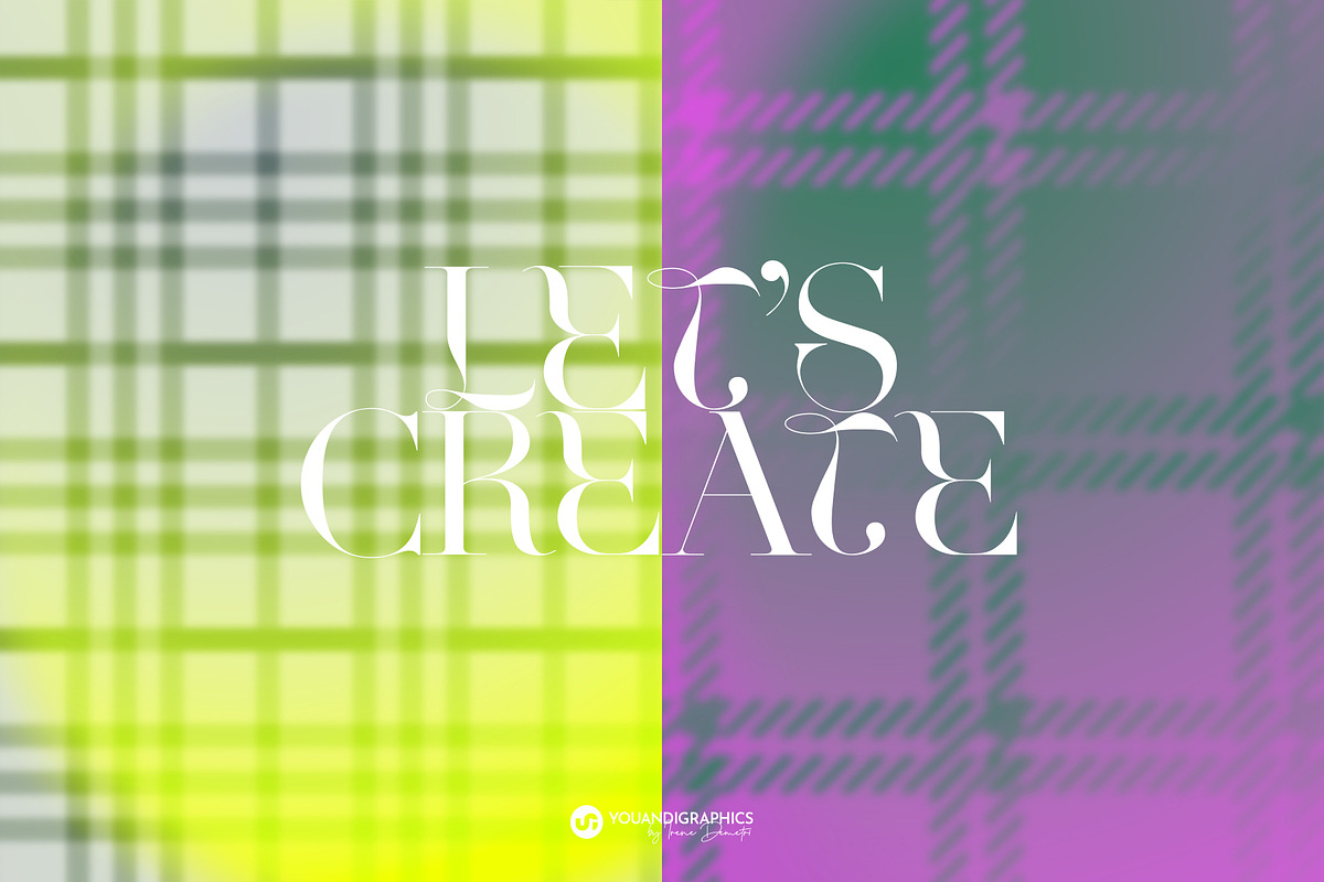 Plaid Gradient Backgrounds, a Background Graphic by Youandigraphics (Photo 2 of 14)