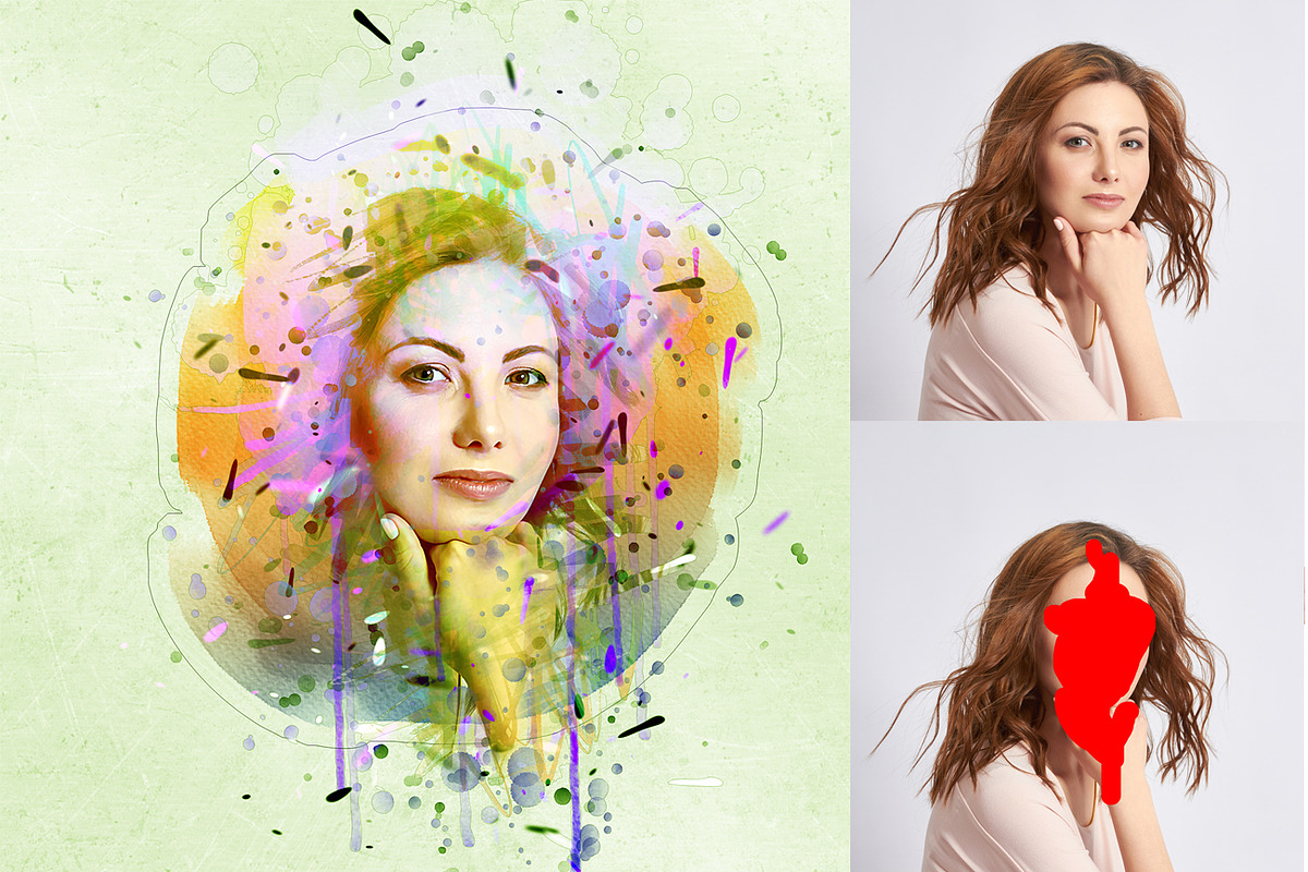 Paint Photoshop Action, an Action Add-On by MRI STUDIO (Photo 5 of 22)