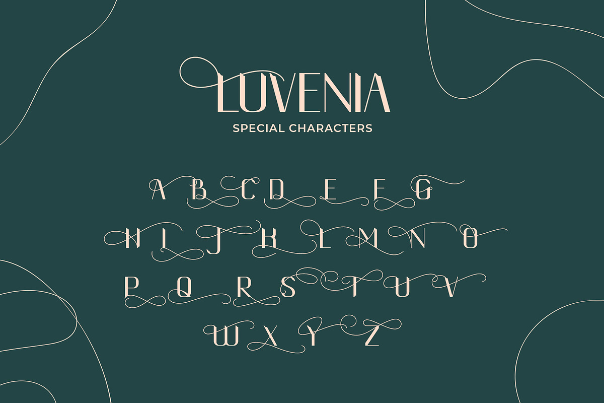 Luvenia sans serif modern, a Sans Serif Font by Missingfont.std (Photo 3 of 12)