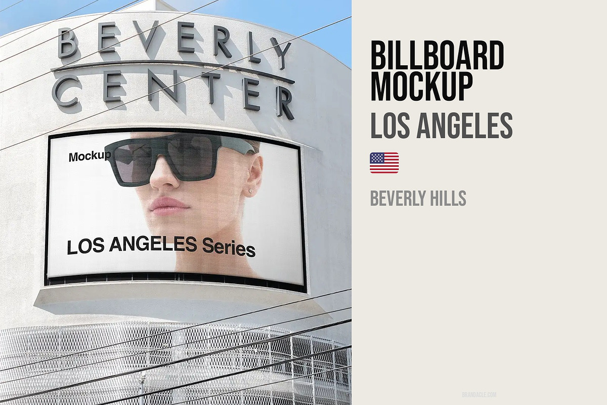 Los Angeles Billboard Mockup PSD, an Advertising Mockup by Brandacle Mockups (Photo 1 of 10)