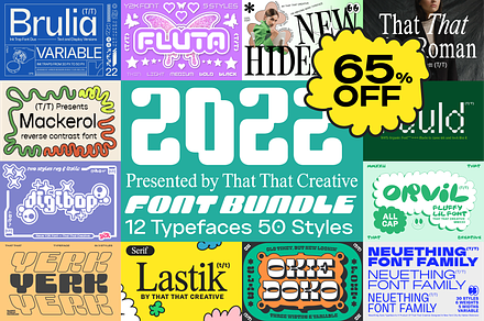 2022 Display Font Bundle