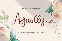 Ajuslly - Modern Calligraphy Font