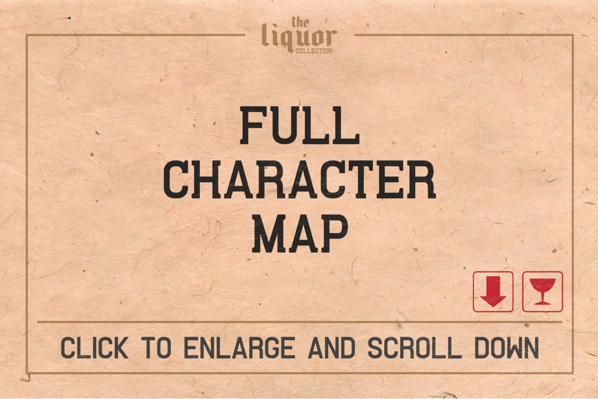 The Liquor Font Collection, a Sans Serif Font by Bart Wesolek (Photo 10 of 10)