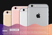 Awesome iPhone 6S Mockups, an iPhone Mockup by Mockups & Illustrations (Thumbnail 3 of 11)