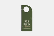 Door Hanger Mockup, a Packaging Mockup by Hazzpro_Std (Thumbnail 2 of 5)