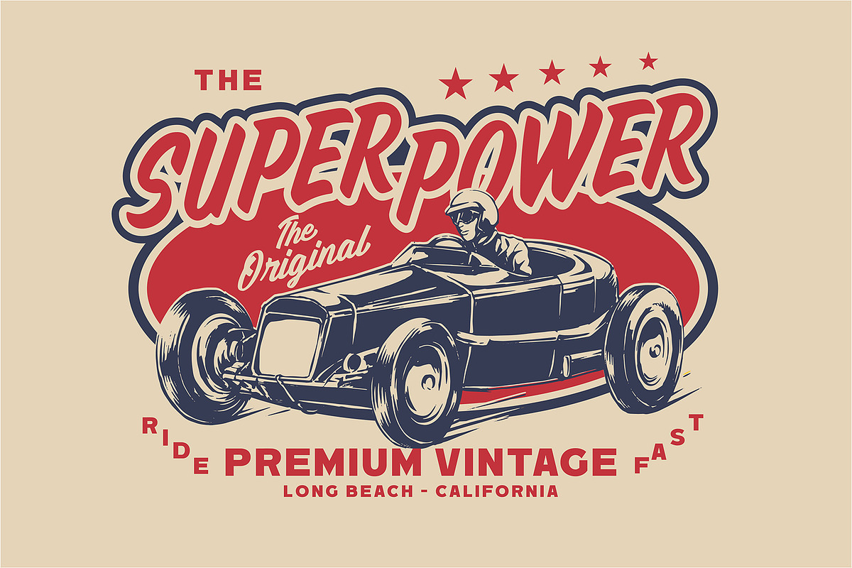 Hotrod Retropack Retro Font Pack, a Sans Serif Font by Letterhend Studio (Photo 4 of 10)