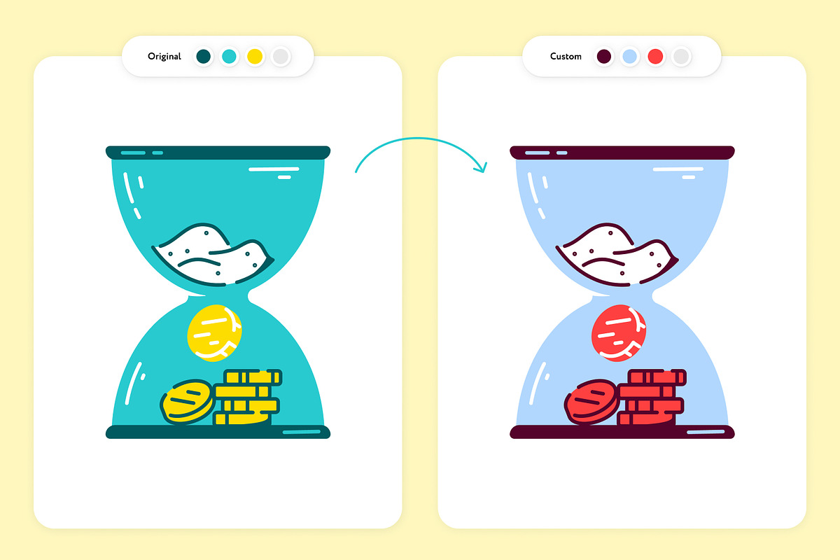 Veksy Finance Illustrations, a Finance Illustration by Welovegraphics (Photo 5 of 7)