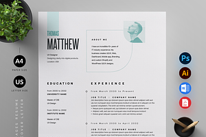 Resume/CV, a Resume Template by Reuix Studio