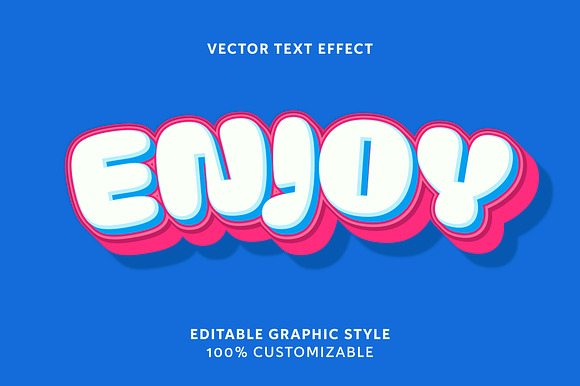 Playful 3D Bubble Text Effect preview 3