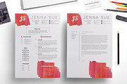 Creative CV template, a Resume Template by Chic templates (Thumbnail 1 of 3)