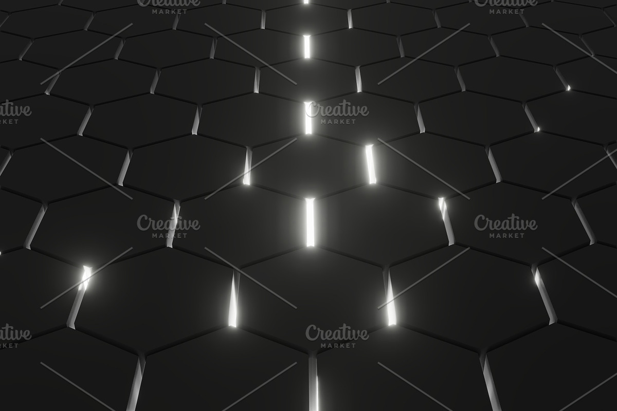 Lightened Hexagons Floor Backgrounds, a Texture Graphic by The_DrX (Photo 10 of 16)