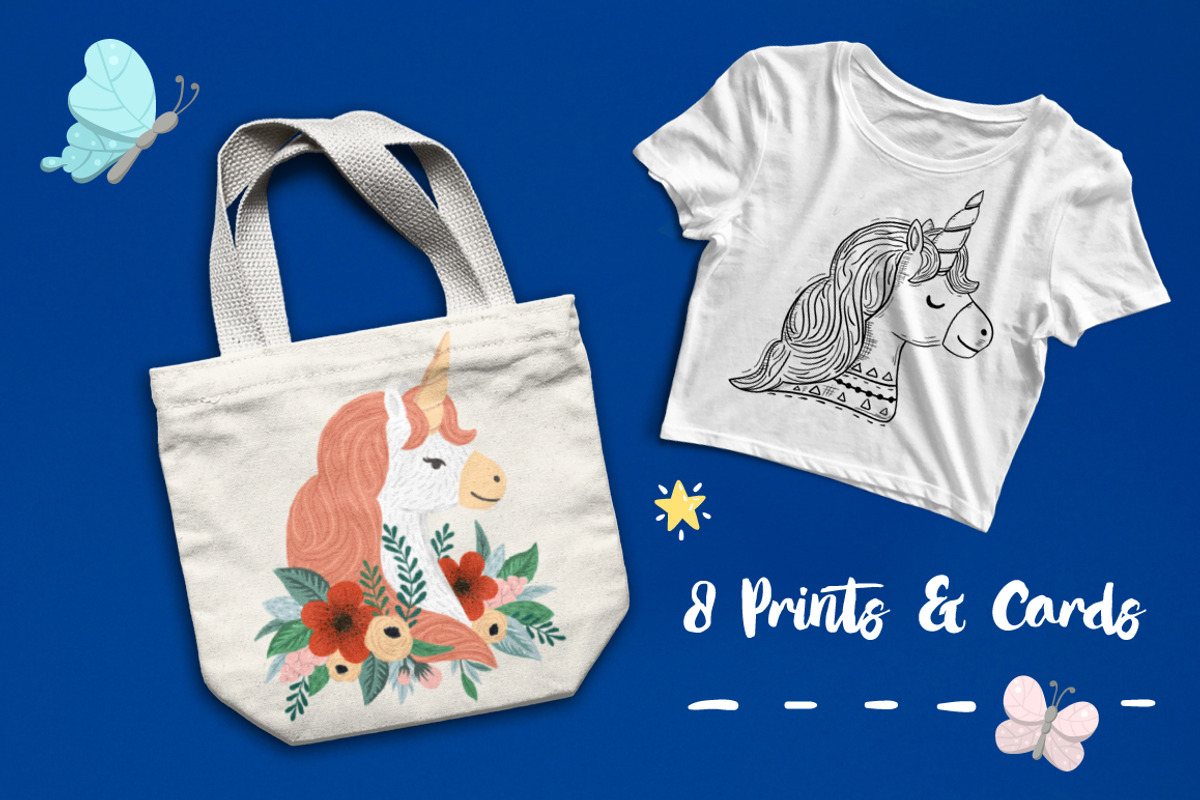 Magical Unicorns, an Animal Illustration by Dasha_D (Photo 7 of 8)