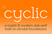 Cyclic, a Slab Serif Font by ArtyType (Thumbnail 5 of 9)