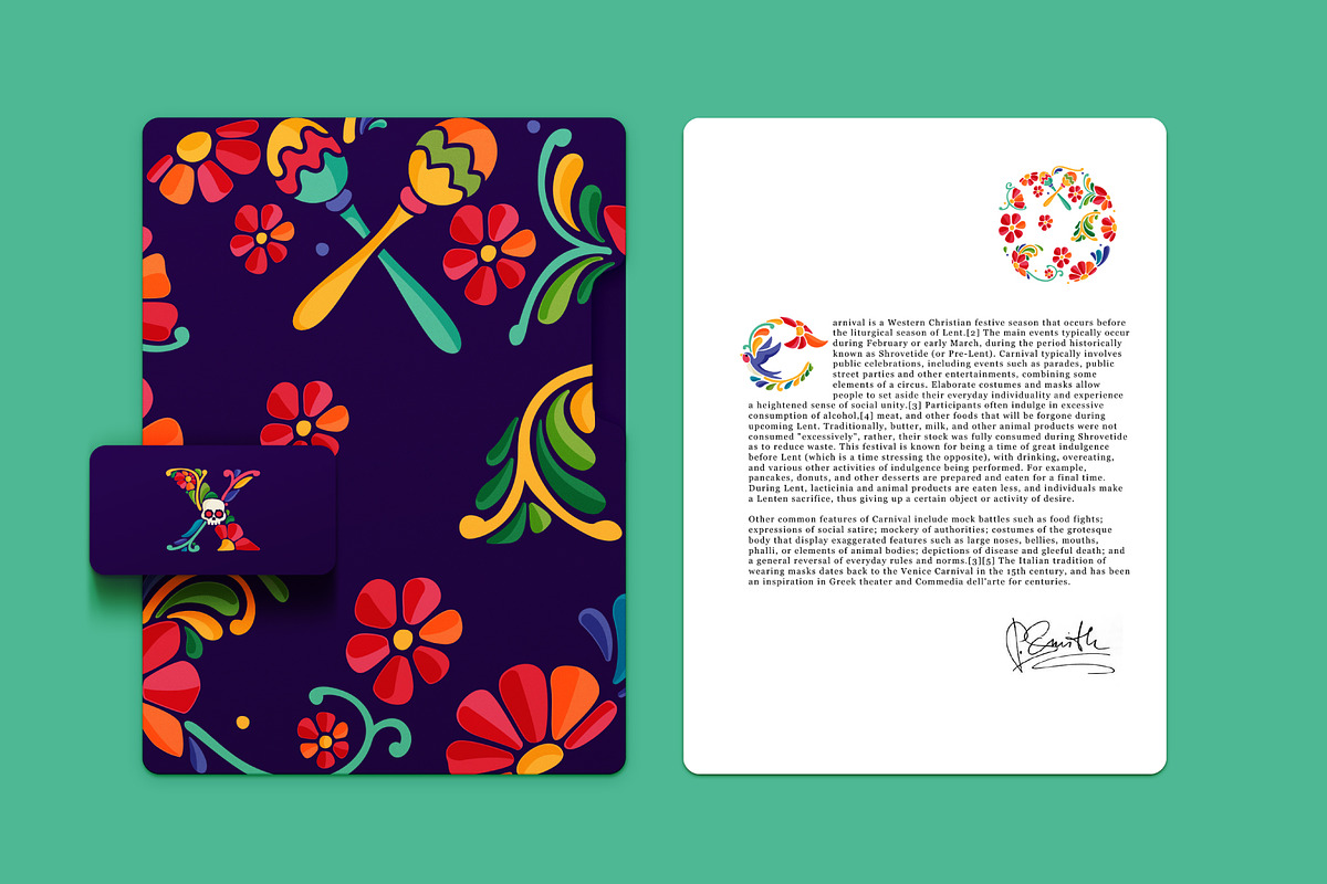 Mexican Pattern Colored font, a Symbol Font by kaer_shop (Photo 9 of 14)