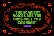 Witch Blade - Halloween Display Font, a Sans Serif Font by Pekotype (Thumbnail 9 of 15)