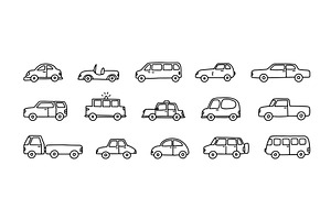 Cars transport vehicles with vehicle, a Transportation Illustration by winwin.art