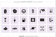 18 Quality Matching Auto Parts Icons, an Icon by LOOP & LAUREL (Thumbnail 2 of 3)