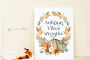 Autumn Vibes. Pumpkins Watercolor, an Illustration by LABFcreations (Thumbnail 20 of 21)