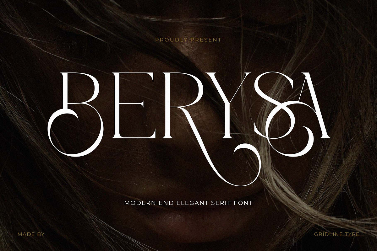 Berysa Medern End Eleganc Serif, a Serif Font by GridlineType (Photo 1 of 8)