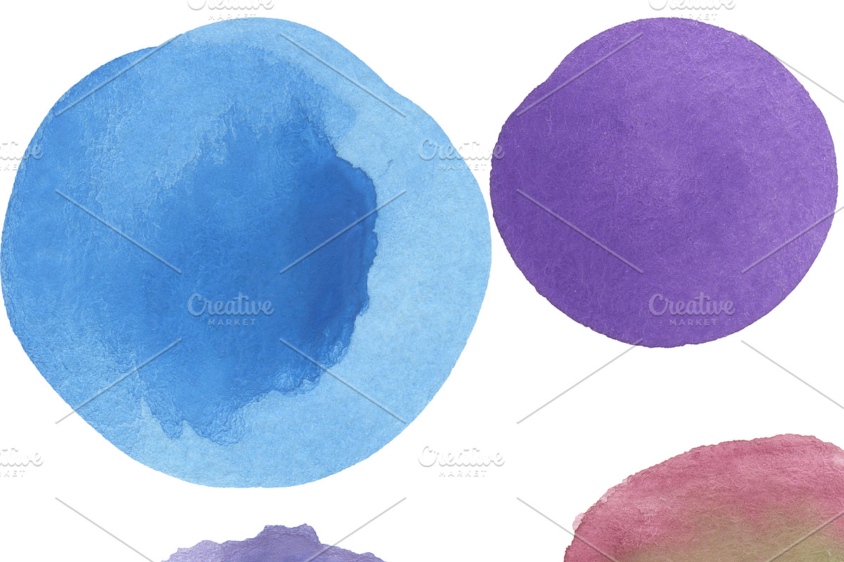 Urban Watercolor Shapes, a Texture Graphic by TheUrbanLine (Photo 10 of 12)