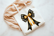 Halloween Coquette bow png, an Illustration by Watercolor design (Thumbnail 3 of 3)