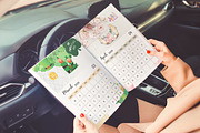 2026 Calendar Printable Canva, a Stationery Template by Designmela01 (Thumbnail 3 of 7)