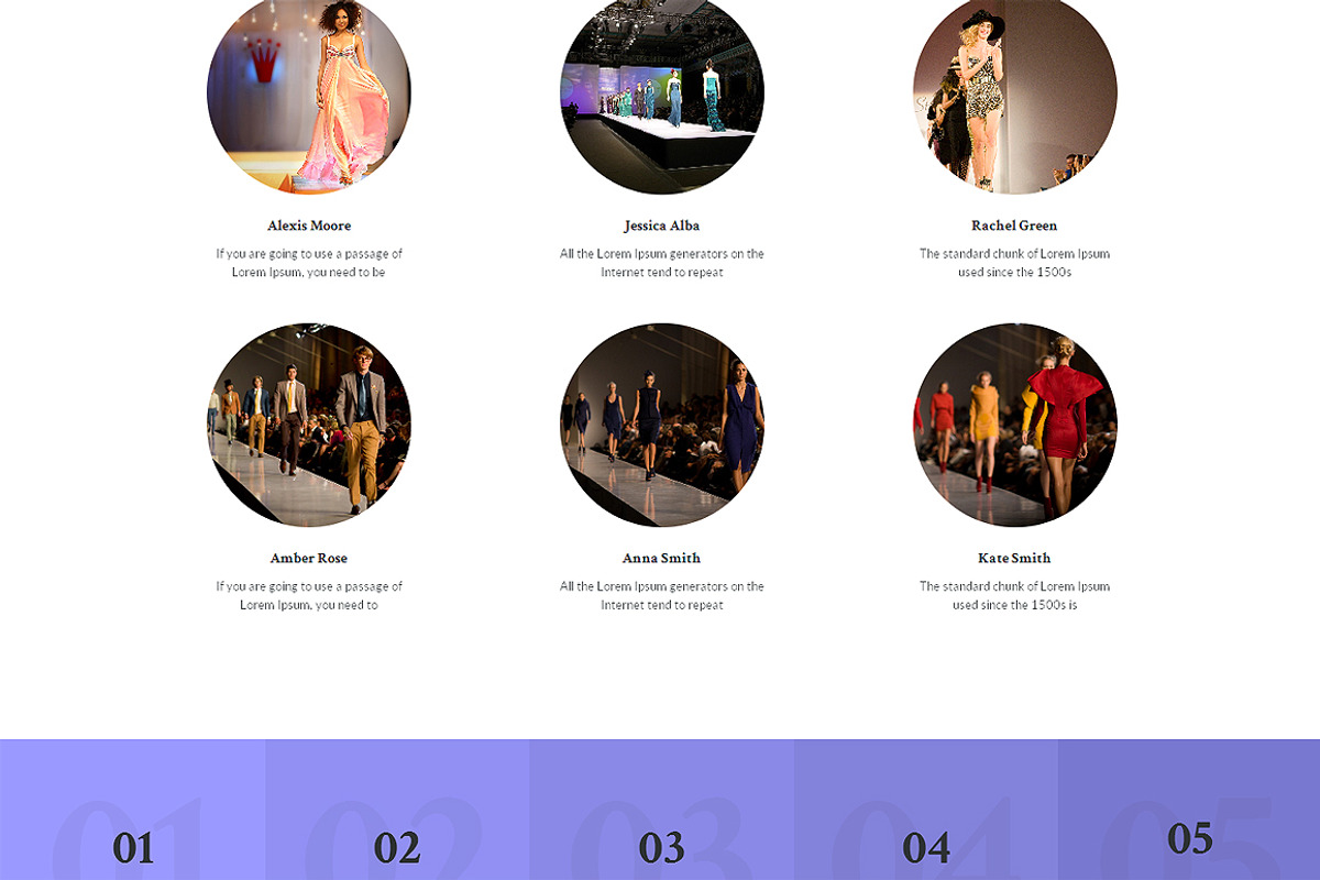 Top Model Responsive One Page Theme, a Landing Page Template by IceTemplates (Photo 2 of 3)