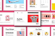 Portfolio Presentation Template, a Presentation Template by Mighty-Slide (Thumbnail 1 of 5)