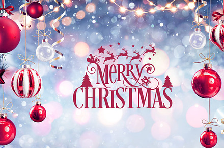 Merry Christmas wishing card