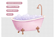 Spa Day Clipart, Cute Spa PNG, an Illustration by TatiMockup (Thumbnail 5 of 5)