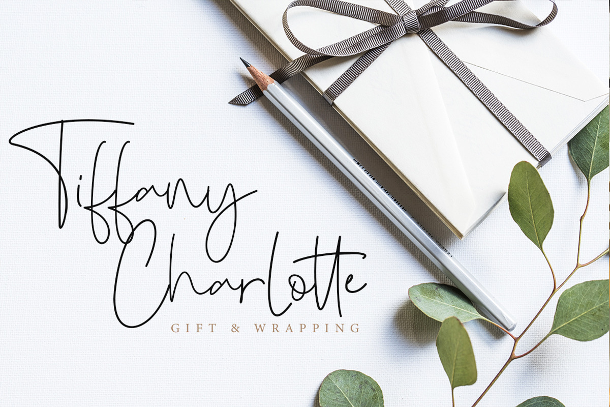 Delycost Signature Wedding Font preview 4