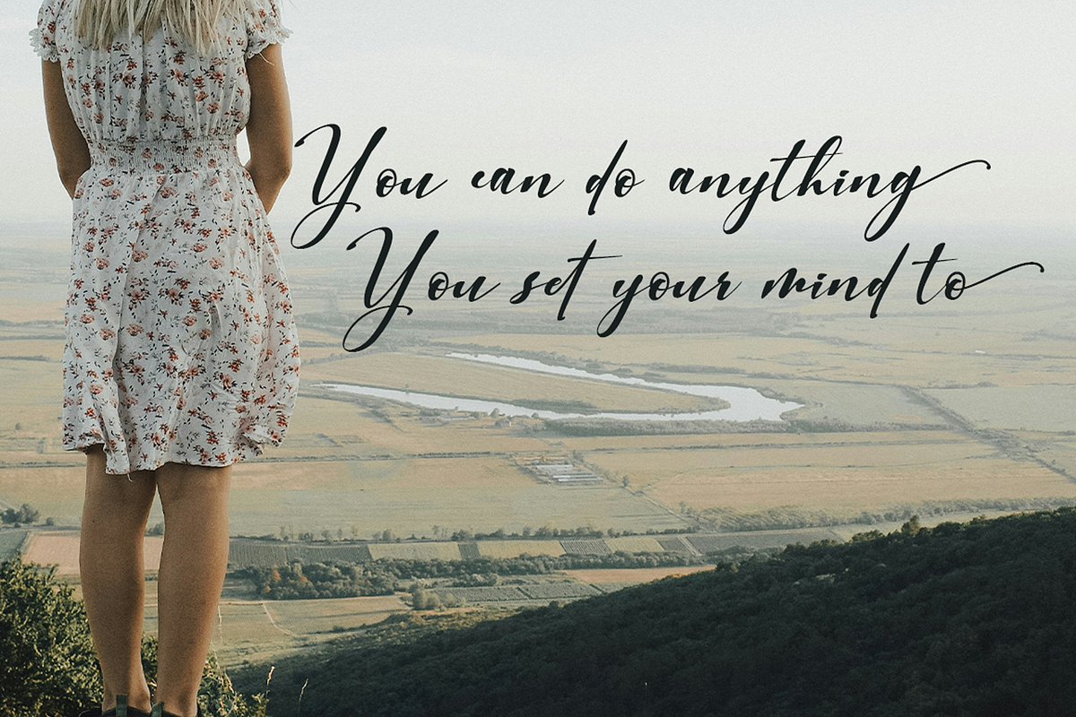 Charlotte Script, a Script Font by PollemSt (Photo 3 of 8)