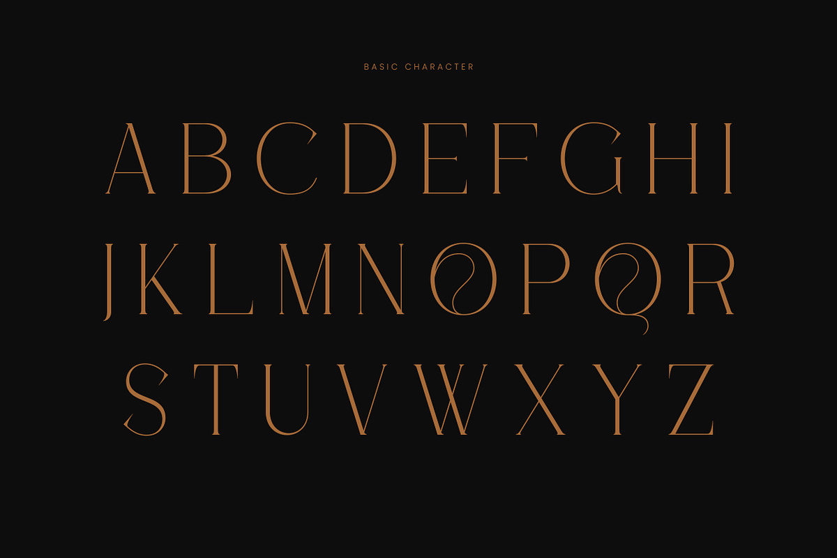 Ozean | Luxury Serif Font, a Serif Font by Mahesans Co (Photo 8 of 10)