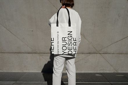Tote Bag Mockup, a Merchandise Mockup by eezo