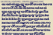 Creates Presence - Retro Font, a Slab Serif Font by 177Studio (Thumbnail 7 of 8)