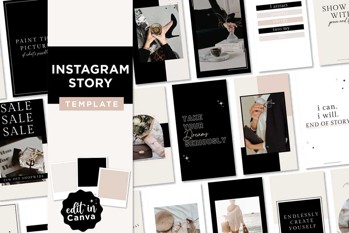Bold Luxe Instagram Story Templates, a Social Media Template by ...