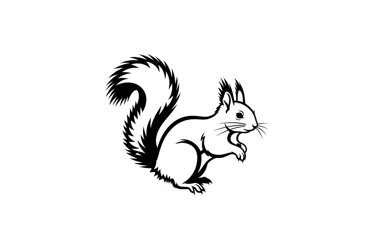 Black Squirrel Vector Icon Bundle, an Illustration by jahid234 (Photo 6 of 51)