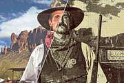 Old Wild West Wanted Poster Template, an Advertising Mockup by Giallo (Thumbnail 11 of 14)