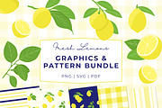 Lemon Patterns & Graphics Bundle, a Pattern Graphic by Fern & Quill (Thumbnail 1 of 7)
