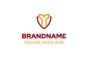 Shield Whale Tail Modern Logo, a Branding & Logo Template by Pray Art Design Studio (Thumbnail 1 of 2)