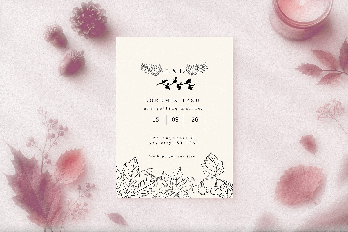 Autumn Mood: 139 Hand drawn Elements, a Seasonal Illustration by Sheikhadesign (Photo 8 of 10)