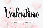 Valentine | Script Font, a Handwritten Font by Scratchones (Thumbnail 1 of 8)