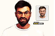 Cartoon Oil Painting, an Action Add-On by DesignCave (Thumbnail 5 of 5)