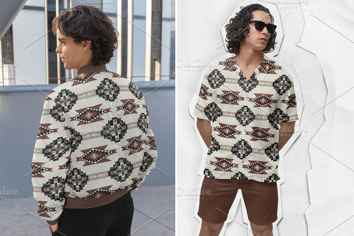 Vintage Native American Pattern, a Pattern Graphic by PPEthnicDecorPattern (Photo 10 of 10)