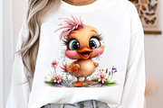 Whimsical Birds Clipart, an Illustration by SinaCreation (Thumbnail 7 of 9)